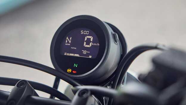 Honda CL500, LCD-Display.