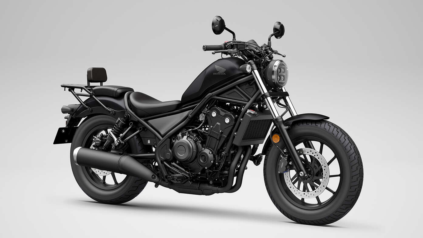 Honda CMX500 Rebel mit Komfort Paket.