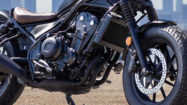 CMX500 Rebel, Nahaufnahme des Motors