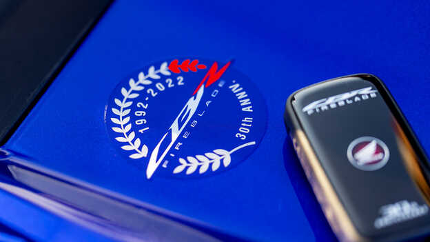 Close-up of the logo celebrating 30 amazing years of excellence