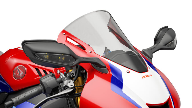 Honda CBR1000RR-R Fireblade SP hochgezogene getönte Verkleidungsscheibe