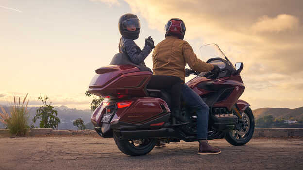Honda GL1800 Gold Wing Tour, bequeme Sitzposition für den Sozius