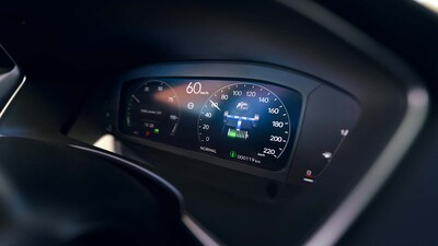 10,2-Zoll-Fahrer-Informationsdisplay