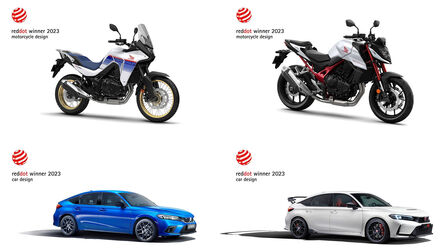 Honda erhält erneut Red Dot Awards im Automobil- und Motorradbereich