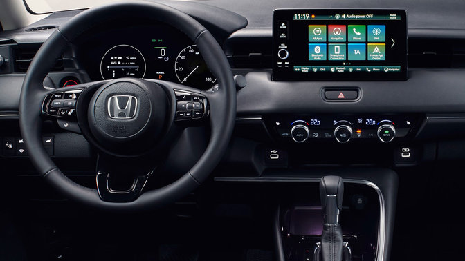 Honda HR-V Hybrid Desk Detail
