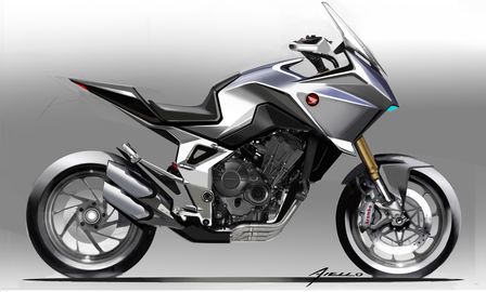 Das Honda R&D Centre Rom präsentiert das Concept CB4X auf der EICMA