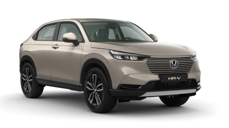 beiger Honda HR-V e:HEV Frontansicht